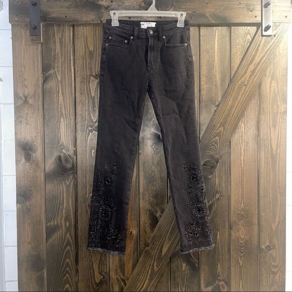 Free People Cutwork Jeans - Picture 2 of 6